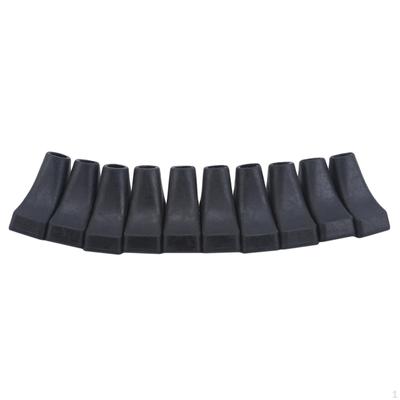 10Pc Trekking Stick Tipps, Wandern Pole Tipps Gummi, Anti Slip Boot End Kappe Ersetzt Walking