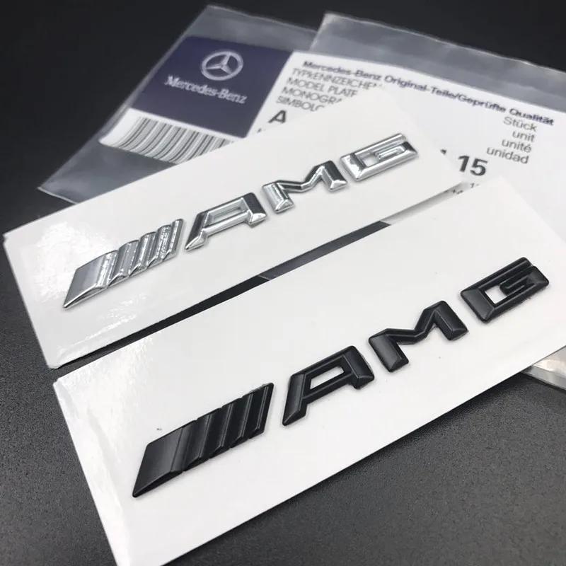 2025 Hot AMG Maybach 4 Matic Emblem Decal Car Sticker Accessories For Mercedes Benz Brabus Smart W204 GLC CLA W205 W203 W206 W10