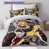 Amane Misa Death Note Pattern Bedding,Quilt Set Quilt Cover Pillowcase Home Birthday Gift (1 * duvet cover + 2 * pillowcase, without core)
