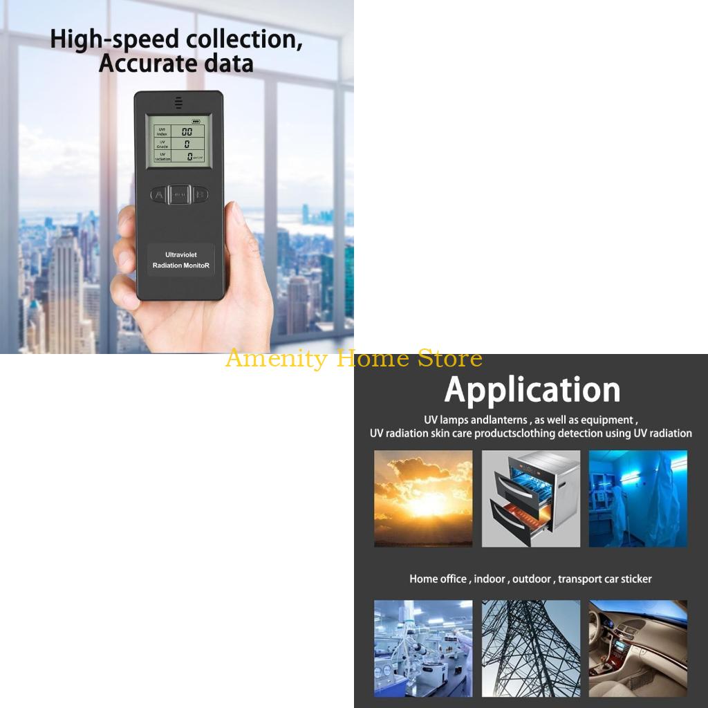 

F26C Radiation Detector Ultraviolet Radiation Detector UV Tester Radiation Tester Digital Ultraviolet Radiation Detector CN