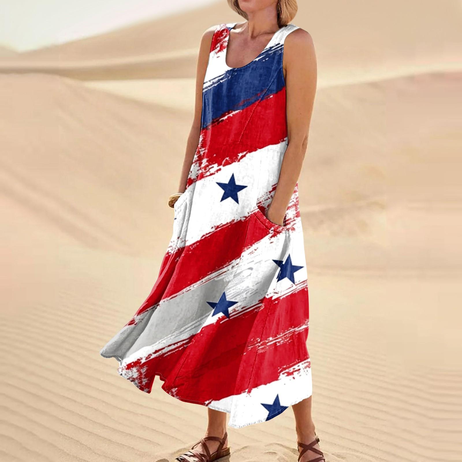 

Жіноча модна повсякденна сукня без рукавів з бавовняного льону з кишенями XL кавун червоний колір