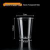 ZISIZ Crystal Clear Disposable Plastic Cups