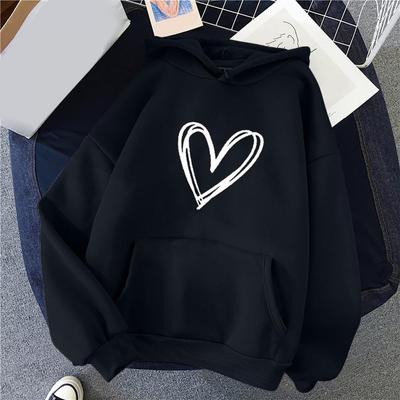 Felpa con cappuccio da donna e uomo, autunnale, tinta unita, con coulisse, manica lunga, tasche, pullover, top, fodera sottile in pile, vestibilità larga, T-shirt sportiva