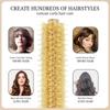 Borsten mit Holzgriff, runde Rollbürste, gerader Twill-Haarkamm, lockiger Haarkamm, professionelle Haarbürste, antistatische Bürste, Toupierbürste