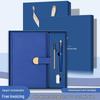 A5 Leather Business Notebook Set with Custom Logo and Magnetic Buckle