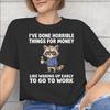 Unisex Unisex Printed Ive Done Horrible Things for Money T Shirt Tee Pure Cotton Tshirts Clothes