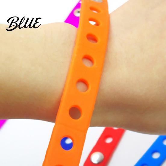 Silicone Bracelet for Children 2 Pcs Charm Bracelets Kids Adjustable