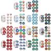 500pcs/roll Merry Christmas Stickers 8 Designs Round Holiday Label Sticker DIY Gift Box Baking Cards Envelope Stationery 6XDE