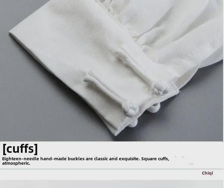 Xiaoheshan Men's & Women's Spring/Autumn Tai Chi Martial Arts Cotton-Linen Clothing for Middle-Aged & Elderly