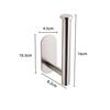 Stainless Steel Tissue Bracket Toilet Paper Storage Bracket Non-punching Wall Rack Toilet Paper Roller Bathroom Accessories