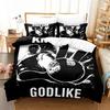Hot K-Kmfdm Band Duvet Cover Pillowcase Bedding Set Adult Boy Girl Bedroom Decoration Children Gift Single Double Large Size