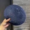 New hollow beret children's summer thin breathable sequined bud hat versatile face small painter hat