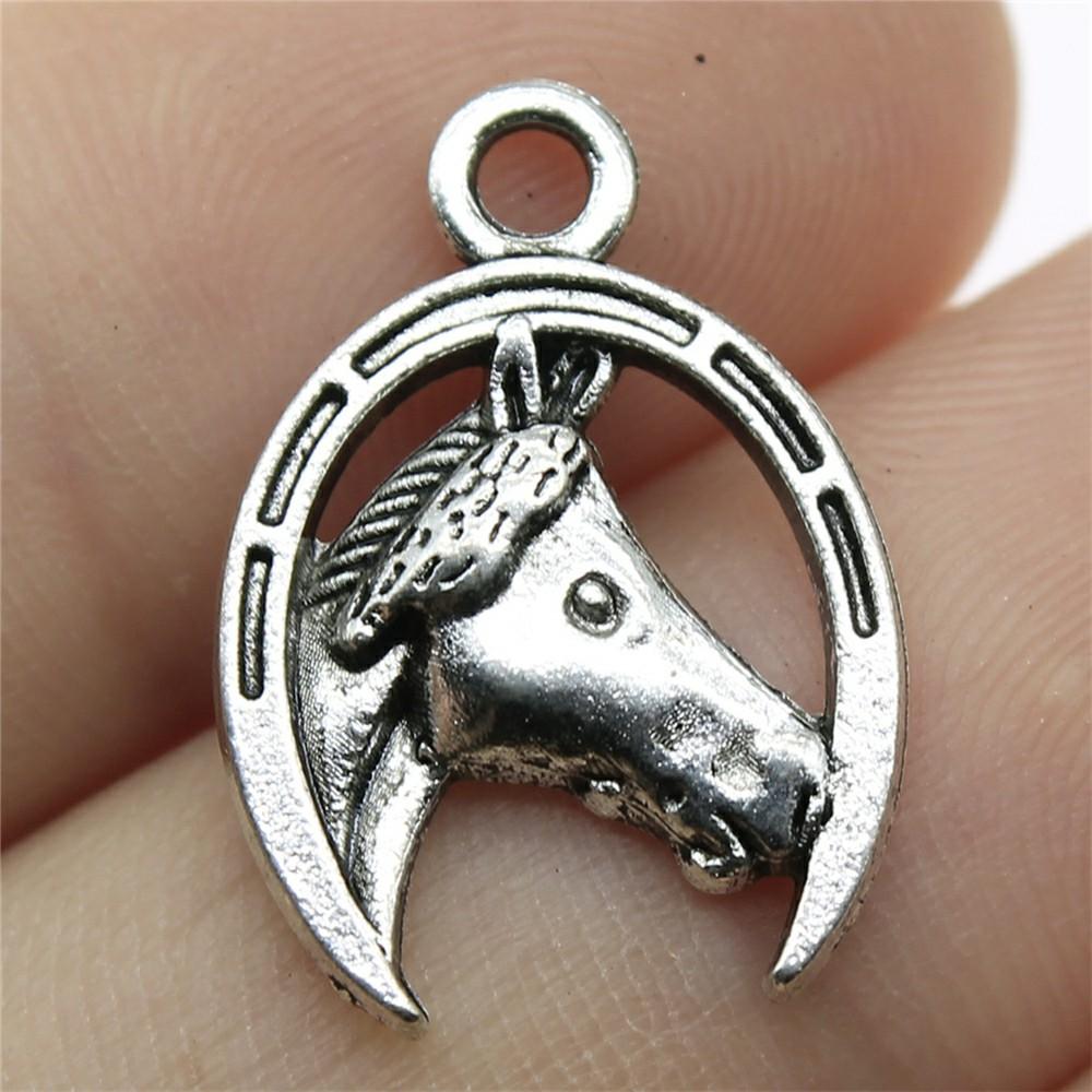 10pcs Lucky Horseshoe Horse Shoe Charms For Jewelry Making Antique Jewelry Making DIY Handmade Craft