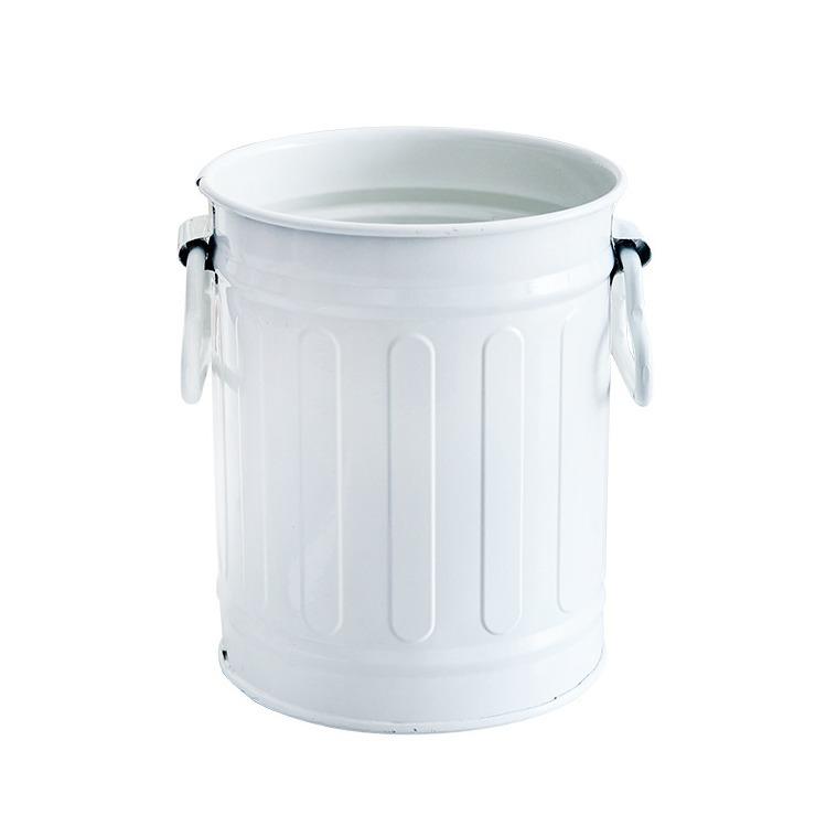 Cylindrical Iron Pen Holder Desktop Storage Bucket Multi-functional Stationery Pen Holder Large Capacity Pen Holder for Students