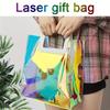5pcs Holographic Gift Bags, Party Favor Bags, Holiday Gift Bags