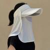 Breathable UV Resistant Hat Stretchable Brim Beach Empty Top Wide Brimmed Sunshade Cap  Outdoor