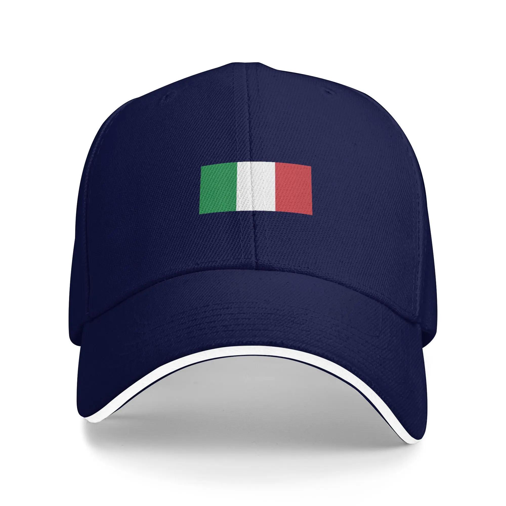 

Spring Casual Baseball Cap Outdoor Sport Hip Hop Hats For Women Unisex High Quality Italia Flag Classic Baseball Caps One Size