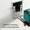 Heavy Duty L Shaped Aluminum Wall Mount Bracket for Level Tool Screw Locking Wear Resistant Design