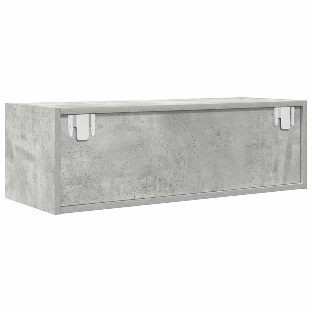 TV Cabinets 2 pcs Concrete Grey 80 x 31 x 25.5 cm Particleboard