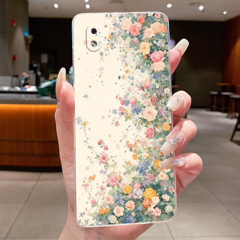 Phone Case For Huawei Y5 2019 / Honor 8S / Play 8 / Play 8A Butterfly Bow Protective Casing Transparent Soft Silicone TPU Cover