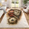 Cesta flamengo Carpet Door Mat for Living Room or Bedroom Protective Mat Under Chair Office Decoration Christmas Gift Birthday Present