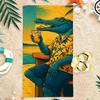 Cool vintage crocodile Towel Microfiber soft Beach Towel for Travel Fitness Sauna Bathing Camping
