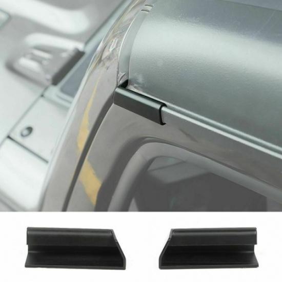 2x Roof Water Rain Gutter Extension Channel Kit for Jeep Wrangler JL & JT 2018+