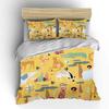 Cartoon African Animal and Plant Print Bedding Set for Kids Luxury Gift 3pcs Digital Print Comforter Set Soft Comfortable