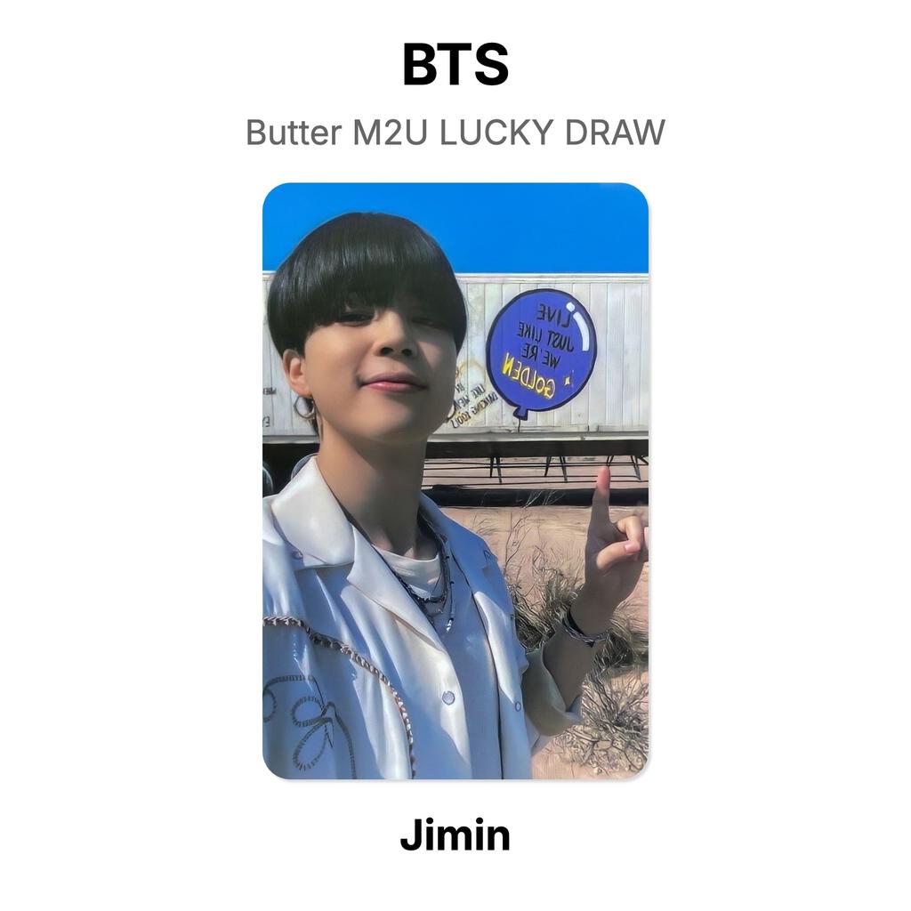 BTS Butter M2U LOSOWANIE Oficjalna Fotokarta