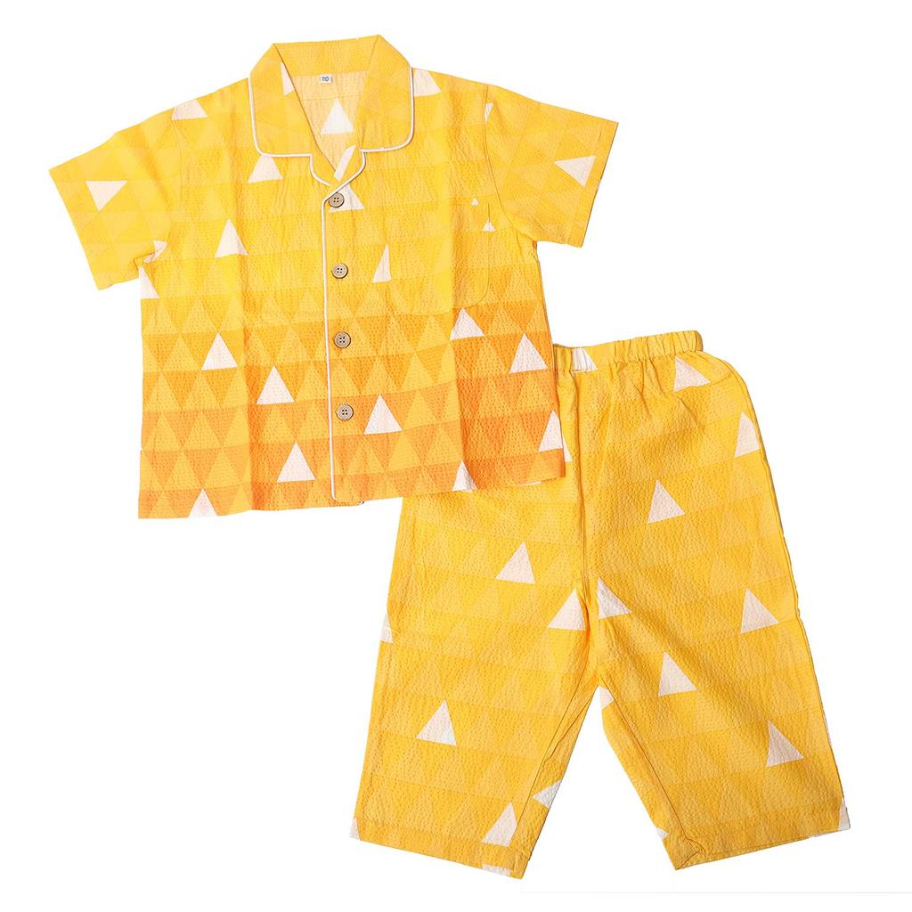 Demon Kimetsu No Room Ripple Short Top and Bottom Tanjiro Zenitsu