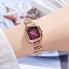 Simple And Compact Dial Women'S Watch Retro Schoolgirl Square Steel Belt Quartz Watch