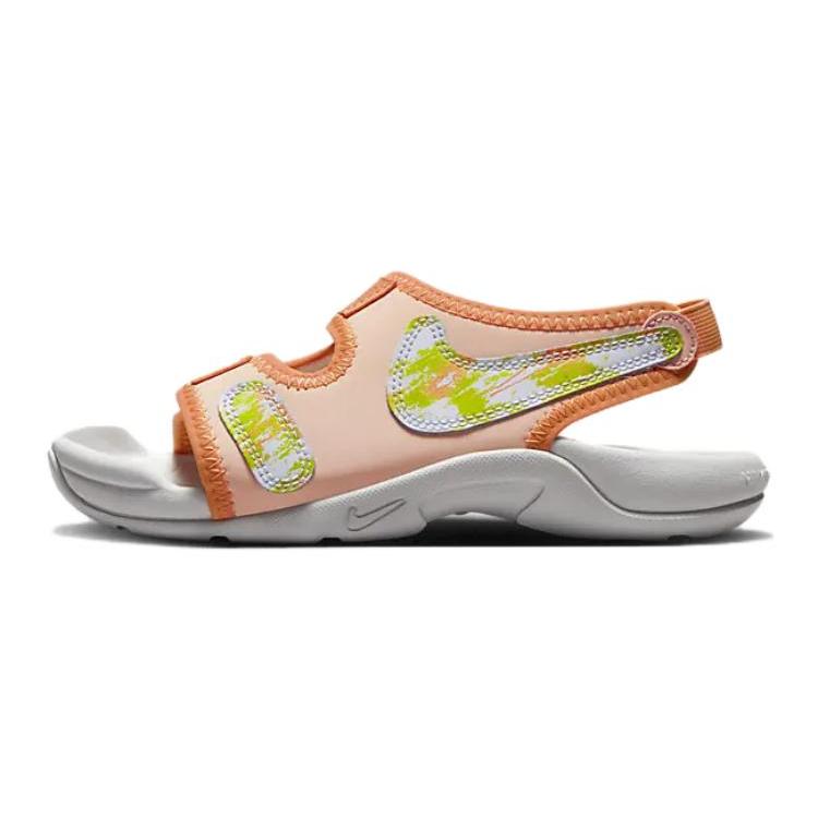 

Новые детские сандалии Nike Sunray Adjust 6 SE с противоскользящей подошвой и износостойким верхом, оранжево-бело-зеленые, для детей 3-7 лет, DX6385-800 31