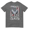 Unisexs Proud Air Force Dad Shirt Military Family Fathers Day TShirt