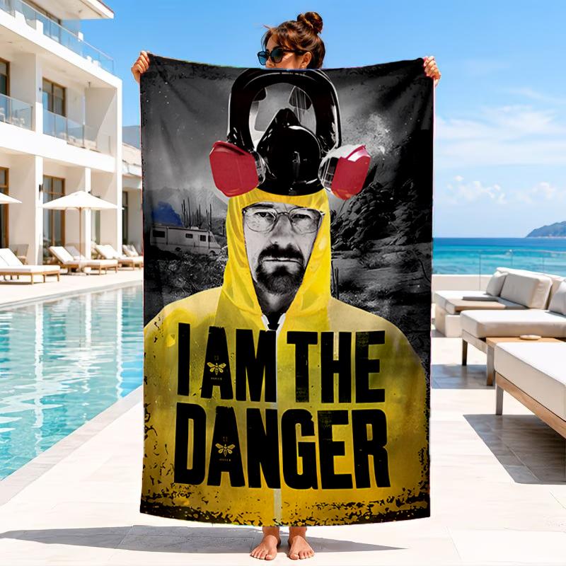Breaking Bad Mashup Beach Towel, Microfiber Beach Towel, Perfect For Pool, Beach, Travel, Home Decor Beach Party Fan gifts