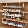 Adjustable Shoe Rack Hanging Under Cabinets Clothes Shoe Storage Shelf Expandable Household Retractable Organizer