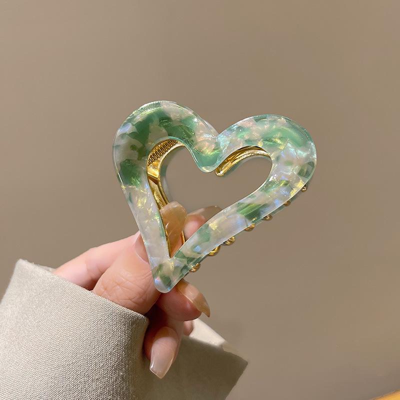 

Корейская заколка для волос с уксусной кислотой для женщин – Милая, крутая и модная заколка-акула для полусобранных волос F1236 зелёный