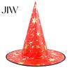 Witch Hat with Rose Halloween Wizard Hat, Adult Kids Cosplay Cone Spider Decorative Web Star Decor, Gothic Party Costume Prop, Trick or Treat