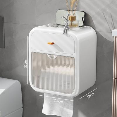 Scatola Cassetto Impermeabile da Parete per WC Senza Foratura