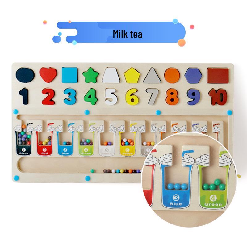 

Kids Magnetic Number & Shape Maze Board for Focus & Coordination Improvement