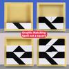 Creative Wooden Puzzle Block Set Toy For Kids Adult Challenge Sensory Learning Puzzle Game for Space Logical Thinking
