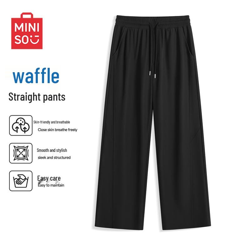 MINISO Men s Lightweight Waffle Casual Pants 2XL