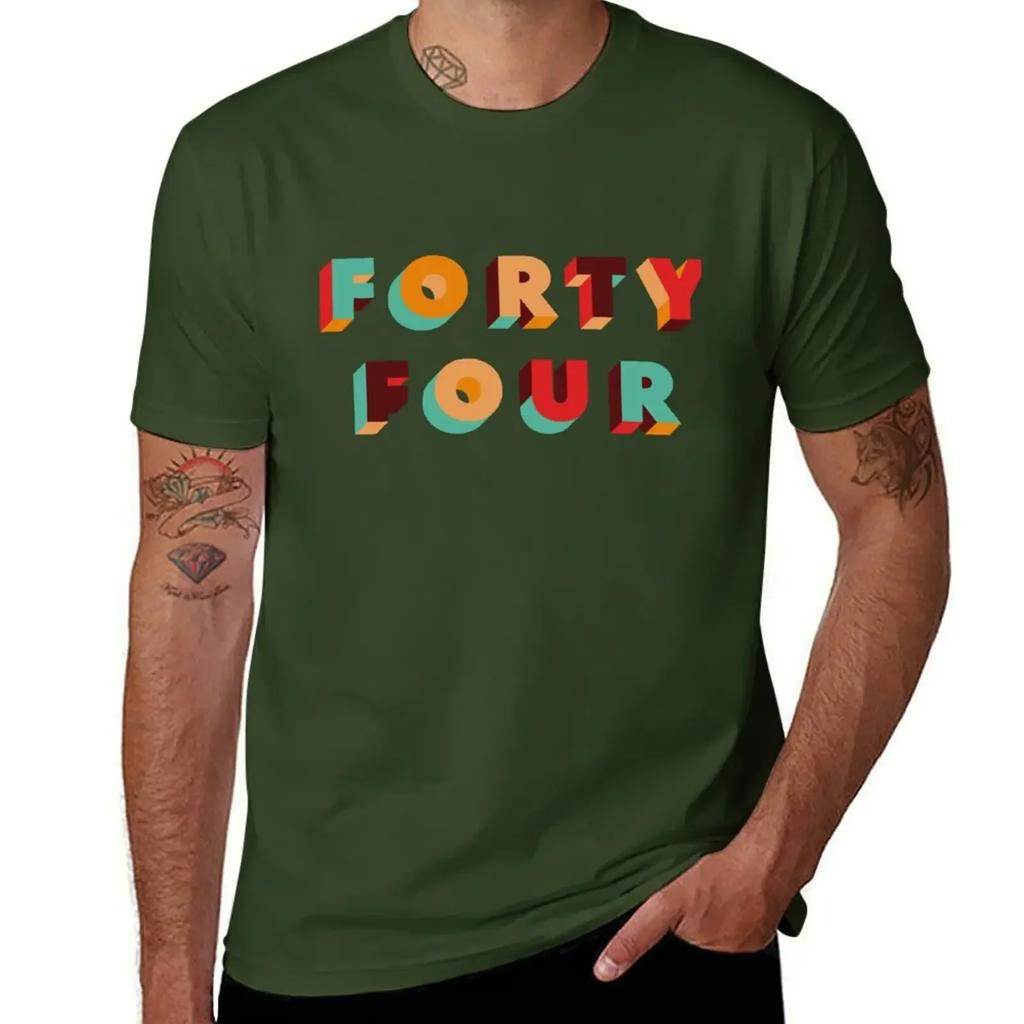 How Ridiculous Merch 44 Block Colour || Forty Four T-Shirt Sweat Anime Mens T Shirts Casual Stylish