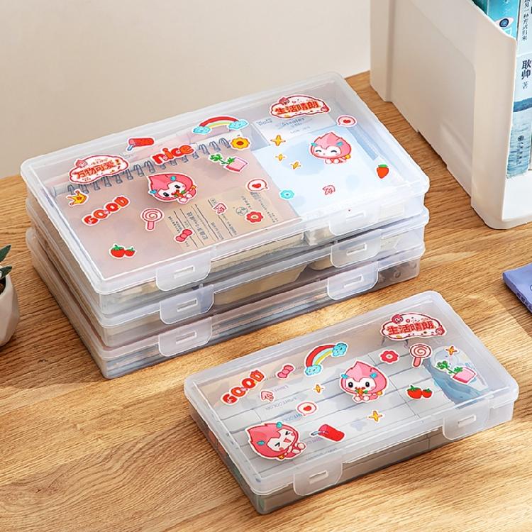 Pencil Box Stationery Pencil Brush Finishing Storage Box Drawing Tools Container
