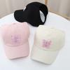Fashion Butterfly Baseball Caps Women Simple Breathable Solid Sunshade Cap Women Outdoor Adjustable Fashion Sunscreen Hat