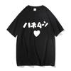 Japanese Manga T Shirt Summer Women Tshirt Funny Cute Anime Same Style Print T-shirts Harajuku Short Sleeve Casual