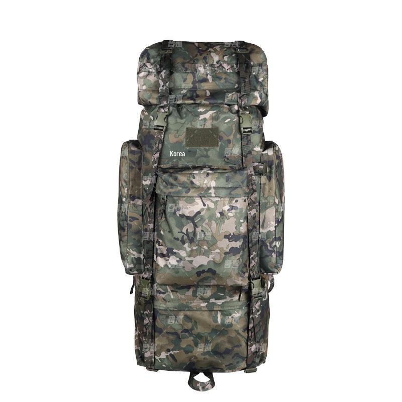 Jinxun Outdoor Camouflage Steel Frame Mountaineering Backpack