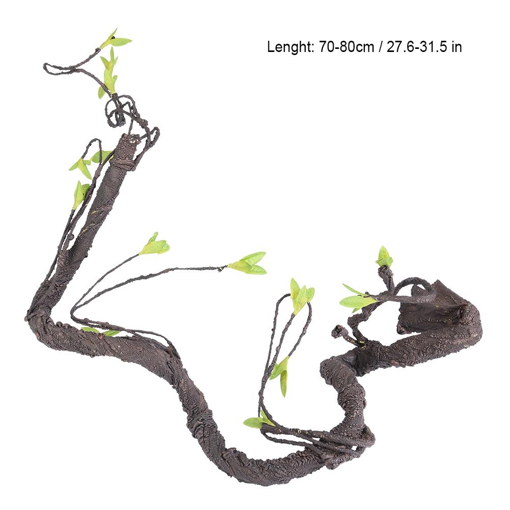 

Искусственная лиана для рептилий, альпинист, джунгли, лес, гнущаяся ветвь со встроенным гибким металлом для декора террариума/клетки