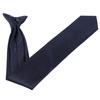 [Harujio] 4 Farben Clip-On One-Touch Krawatte - No-Tie Clip-On Haken Typ - Einfach zu verwenden für Remote-Arbeit, Telearbeit und Arbeiten von zu Hause - Schwarz,