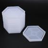 16 Pack Hexagon Silicone Coaster Molds Silicone Resin Mold, Epoxy Molds for Casting with Resin, Concrete, Cement