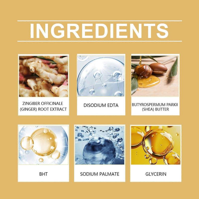 Ginger Shampoo Scalp Daily Cleansing Frizzy Hair Nourishing Soap Soap